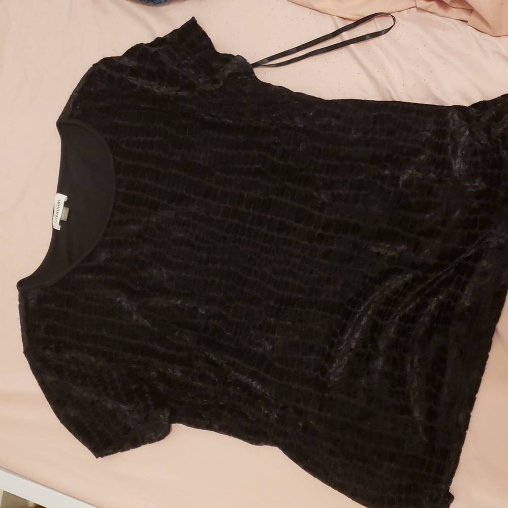 Reptile print Calvin Klein shirt